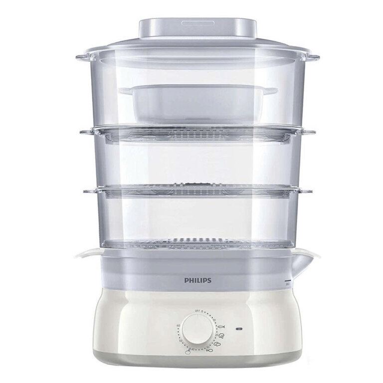 Nồi hấp điện 3 tầng Philips HD9125 900W 1 Noi hap dien 3 tang Philips HD9125 900W 1 1