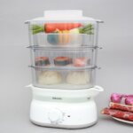 Nồi hấp điện 3 tầng Philips HD9125 900W (3) Noi hap dien 3 tang Philips HD9125 900W 3