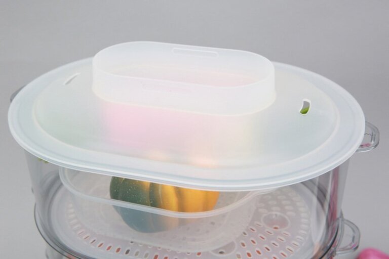 Nồi hấp điện 3 tầng Philips HD9125 900W 3 Noi hap dien 3 tang Philips HD9125 900W 5