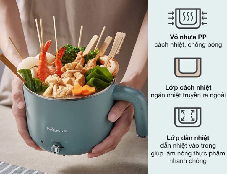 Nồi lẩu điện Bear DRG-D12M5 1.2L 10 Noi lau dien Bear DRG D12M5 1.2L 4