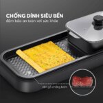 Noi-lau-dien-Elmich-EDA-0847-3.5L-4 Chống dính siêu bền, an toàn và dễ vệ sinh