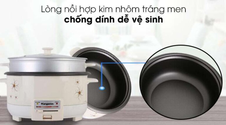 Nồi lẩu điện Kangaroo KG272 4.5L 5 Noi lau dien Kangaroo KG272 4.5L 5