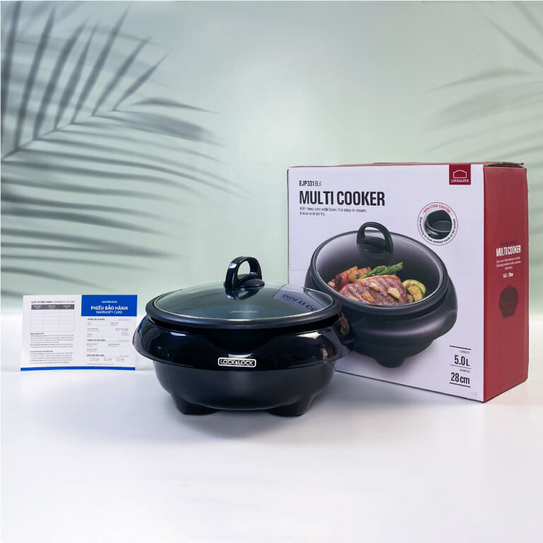 Nồi lẩu điện Lock&Lock EJP331BLK 5L 3 Noi lau dien LockLock EJP331BLK 5L 2