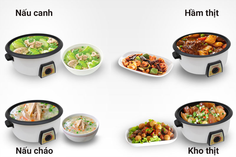 Đa năng trong chế biến nhiều món ăn