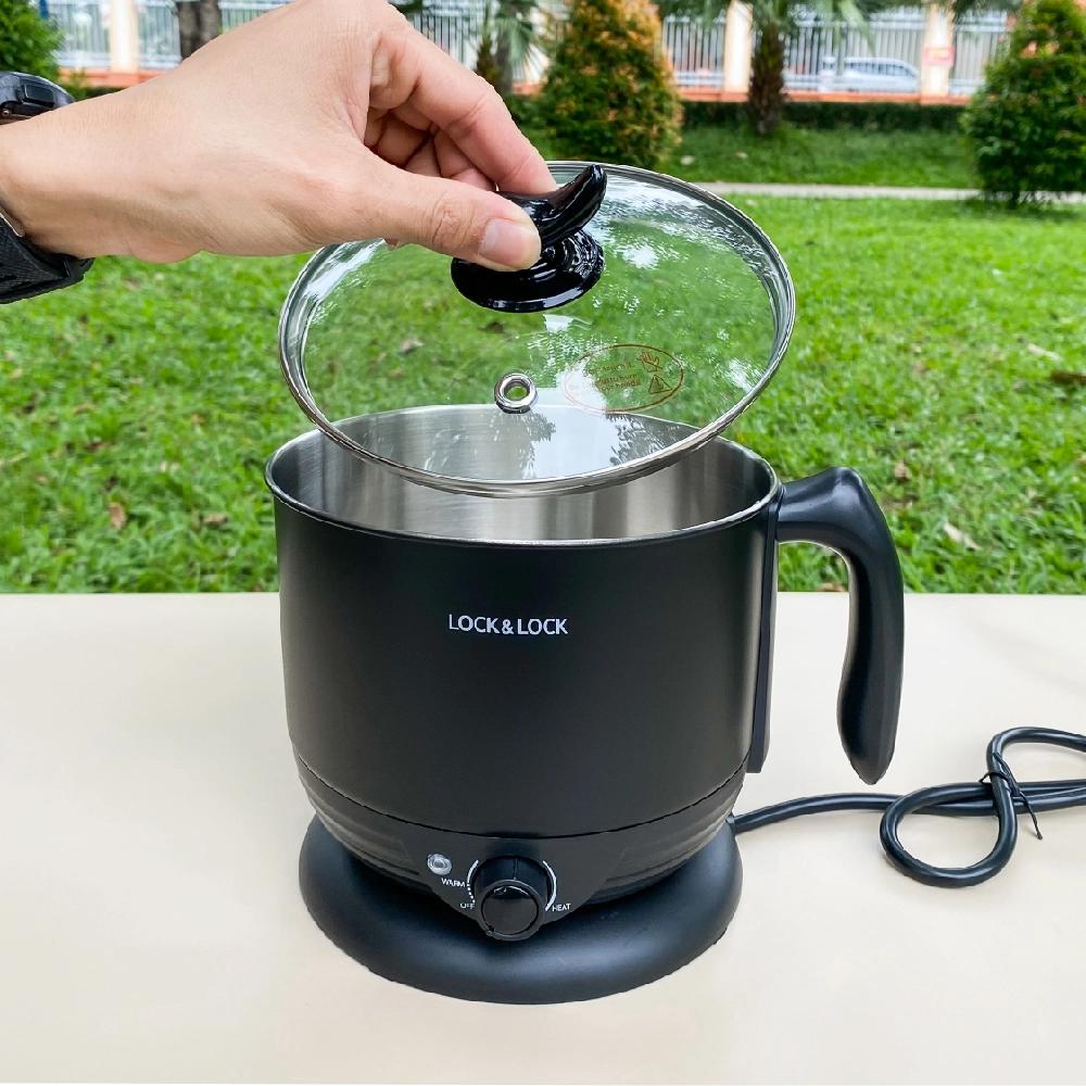 Nồi điện đa năng Lock&Lock được thiết kế nhỏ gọn, tinh tế