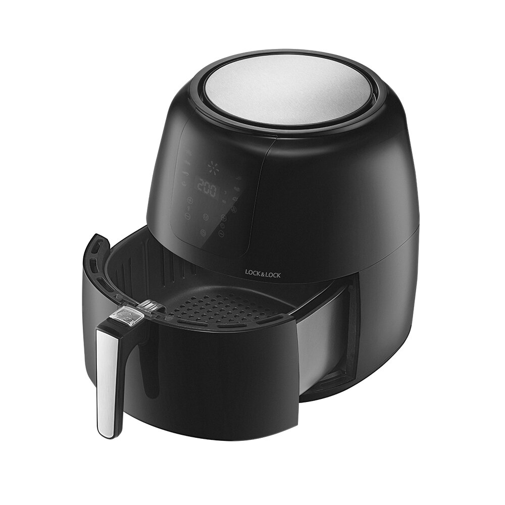 Tìm hiểu nồi chiên không dầu Lock&Lock loại nào tốt? 6 Nồi chiên không dầu Lock&Lock EJF296BLK 7.2 lít