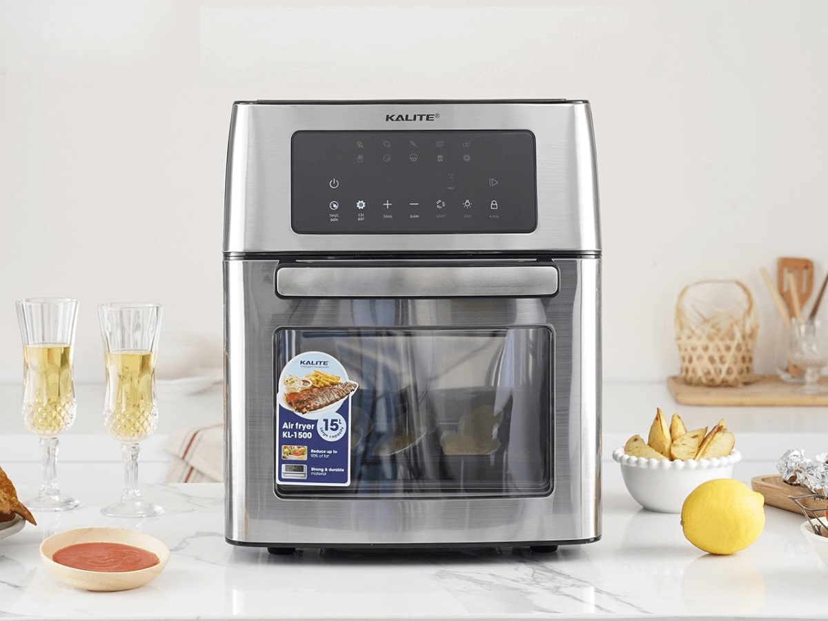 Nồi chiên không dầu Kalite mang phong cách thiết kế hiện đại, tinh tế