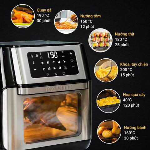 Nồi Kalite Q10 có 10 chế độ cài đặt sẵn cho các món quen thuộc