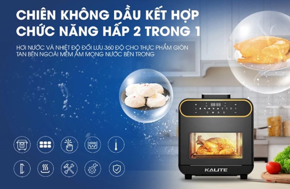 Thương hiệu nồi chiên hơi nước Kalite tại B2S Mall