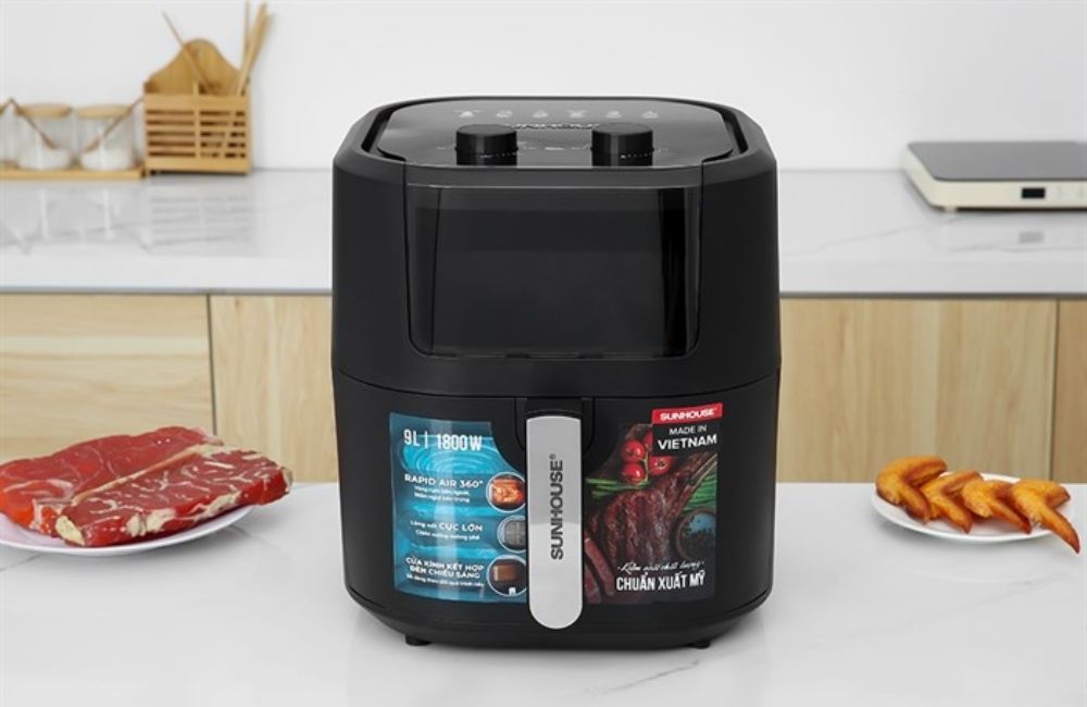Nồi chiên không dầu Sunhouse SHD4035 9L 9 Cần tìm hiểu rõ nguồn gốc sản phẩm và lựa chọn địa chỉ thực sự uy tín