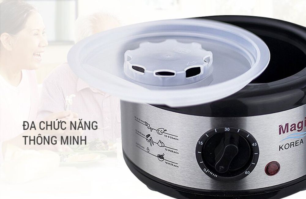 Cách bảo quản nồi hấp điện Magic Korea
