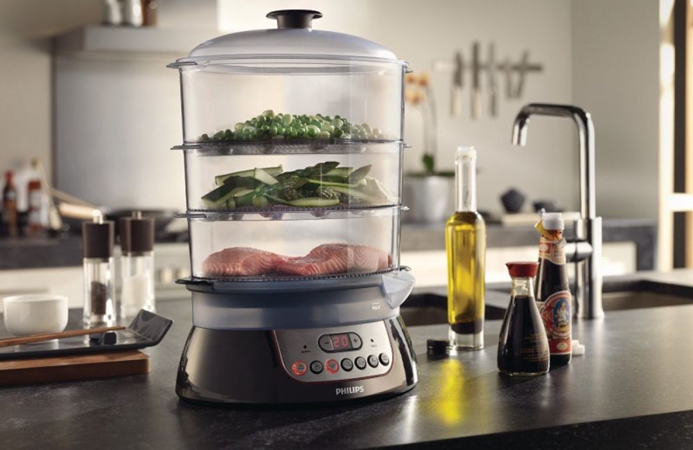 Nồi hấp điện Philips là sự lựa chọn xứng đáng cho căn bếp hiện đại