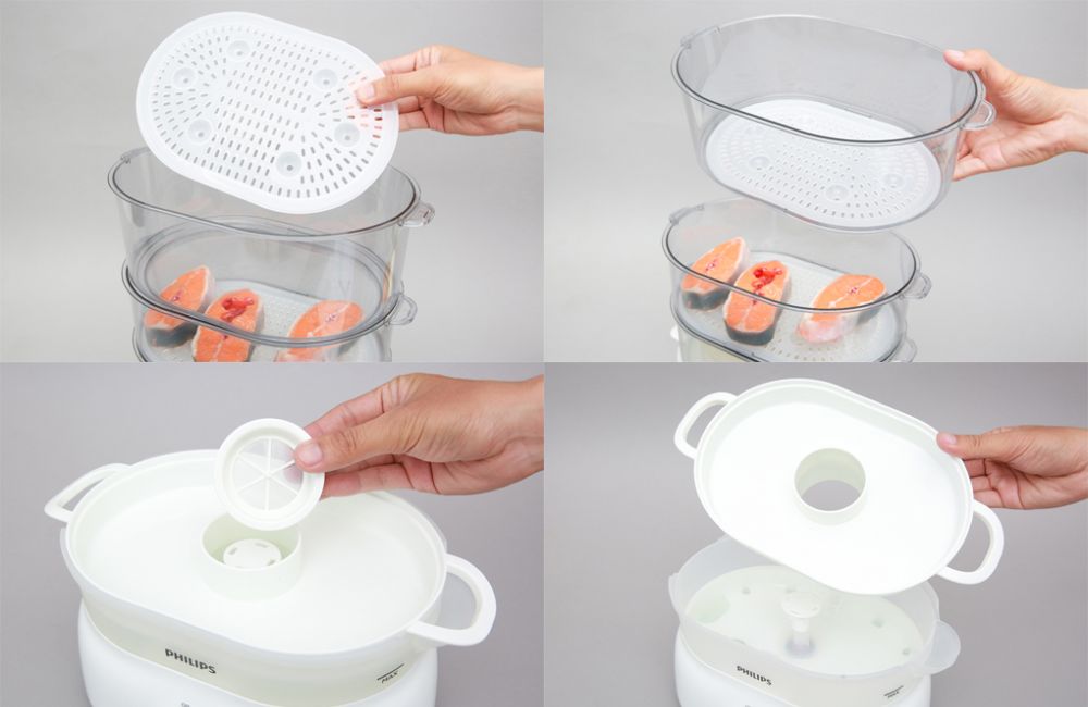 Hướng dẫn sử dụng nồi hấp điện philip