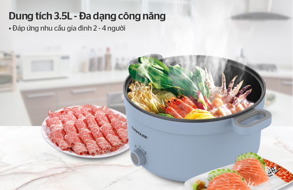 Nồi đa dạng dung tích và công năng