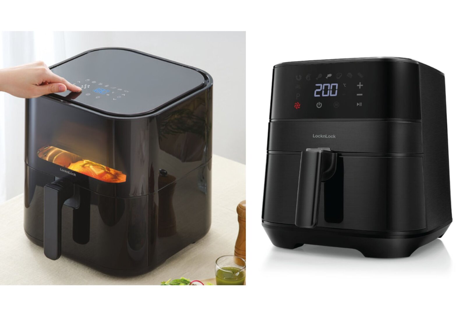 So sánh nồi chiên không dầu Lock&Lock: Dòng nào đáng mua nhất 2025 1 Nồi chiên không dầu EJF996 và EJF284