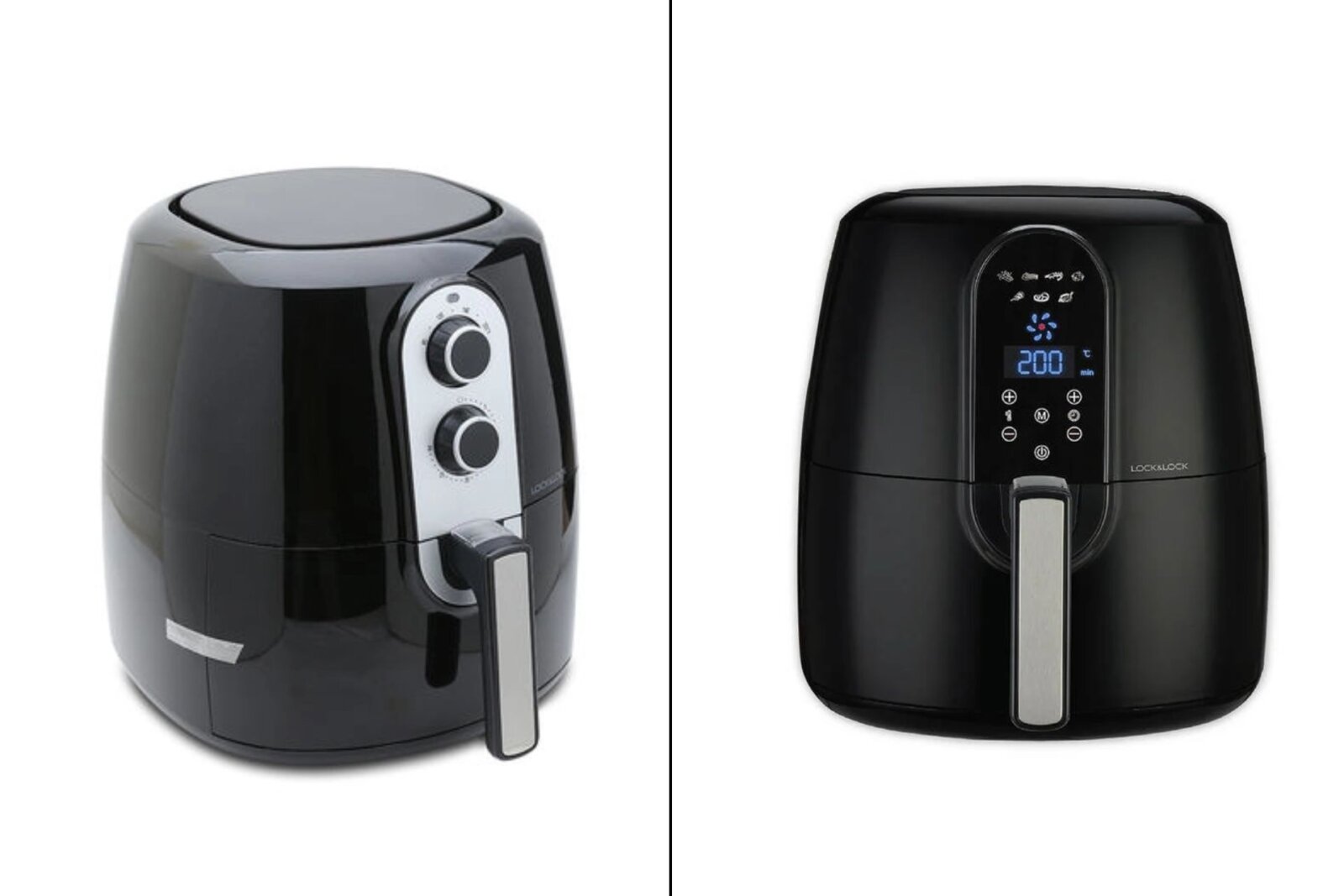 So sánh nồi chiên không dầu Lock&Lock: Dòng nào đáng mua nhất 2025 2 Nồi chiên không dầu EJF151 và EJF351