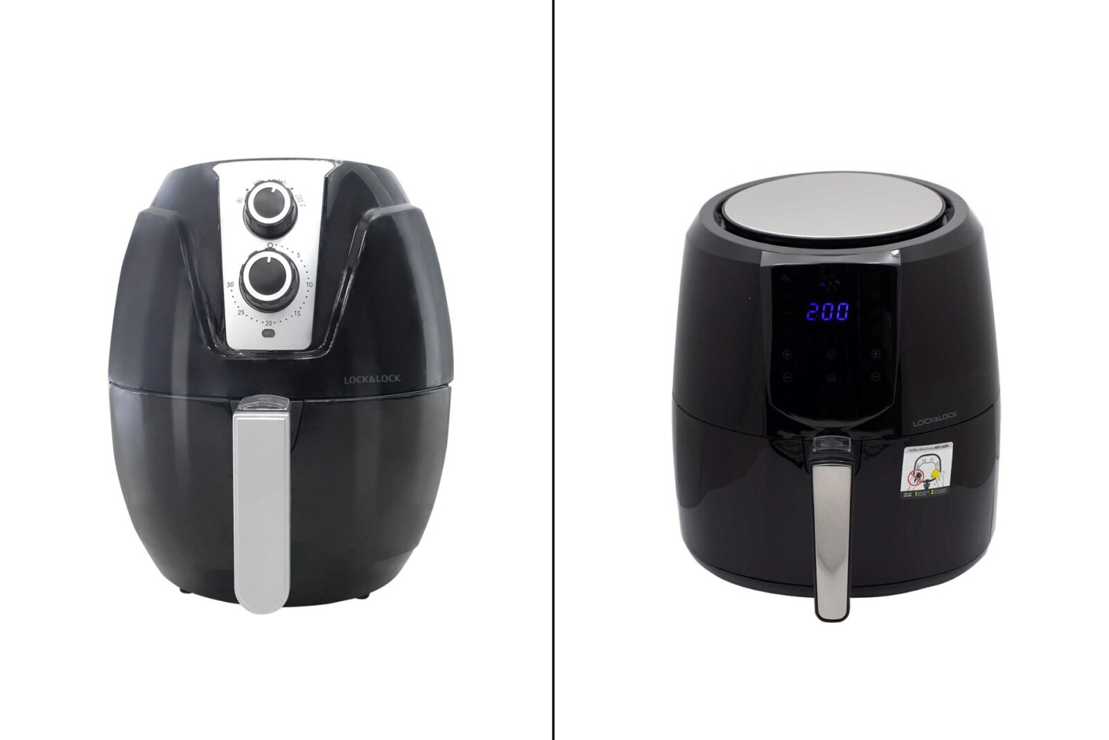 So sánh nồi chiên không dầu Lock&Lock: Dòng nào đáng mua nhất 2025 3 Nồi chiên không dầu EJF161 và EJF357