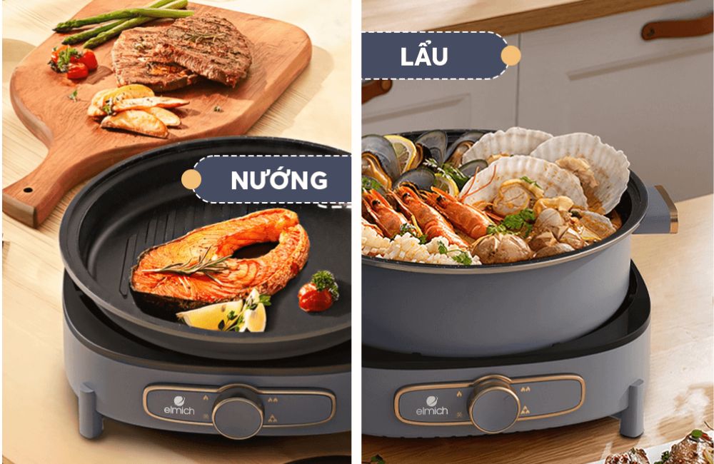 Bếp lẩu nướng Elmich MEP-3910