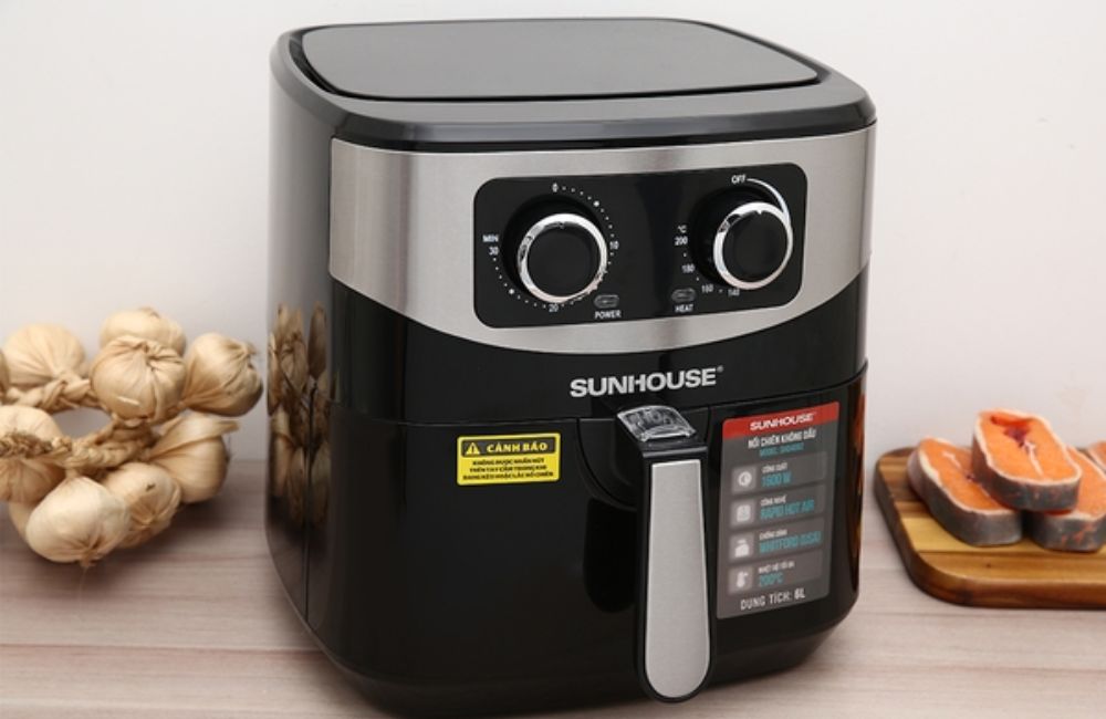 Nồi chiên không dầu tự ngắt điện do nhiều nguyên nhân