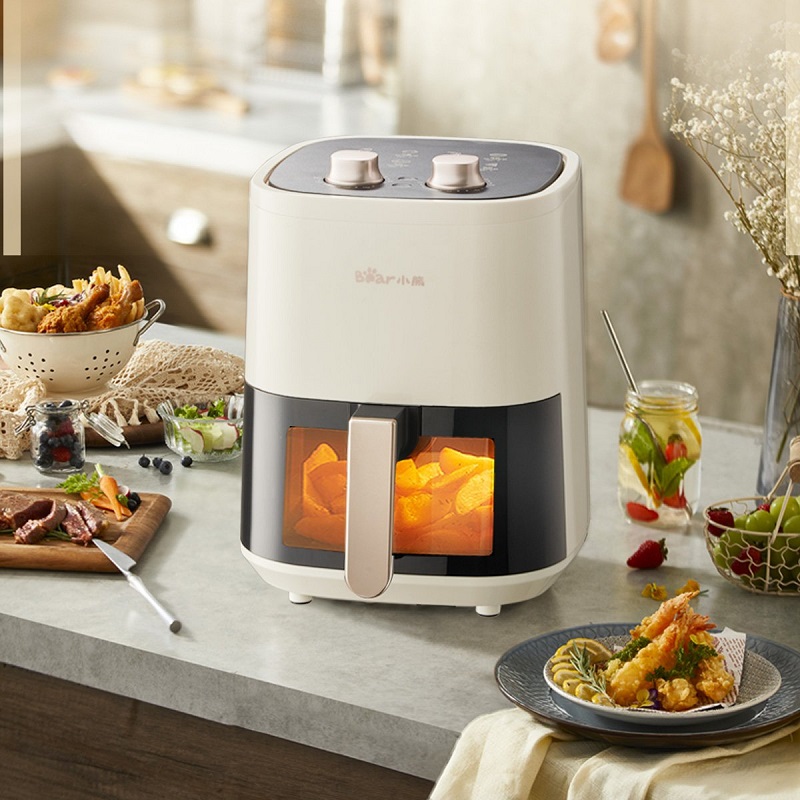 Nồi chiên không dầu hãng nào tốt và đáng mua hiện nay? 6 Nồi chiên không dầu Bear có công suất mạnh mẽ