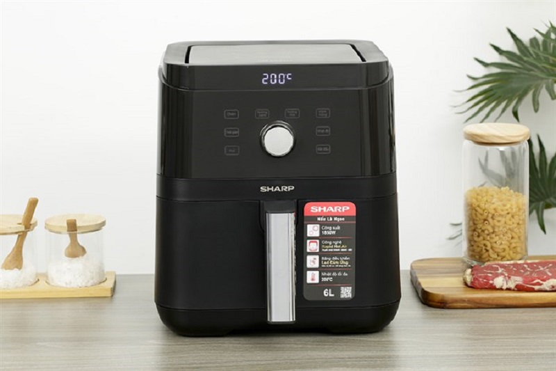 Nồi chiên không dầu hãng nào tốt và đáng mua hiện nay? 7 Nồi chiên không dầu Sharp với công nghệ chiên hiện đại
