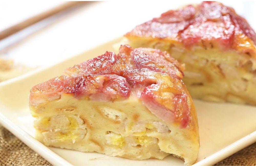 Bánh chuối nướng bơ sữa