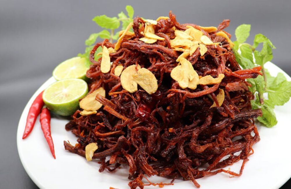 Khô bò cháy tỏi
