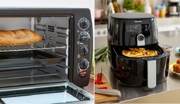 Nên mua lò vi sóng hay nồi chiên không dầu? So sánh chi tiết