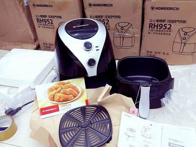Review nồi chiên không dầu Trung Quốc bán chạy hiện nay 4 Nồi chiên không dầu Hongxin RH952
