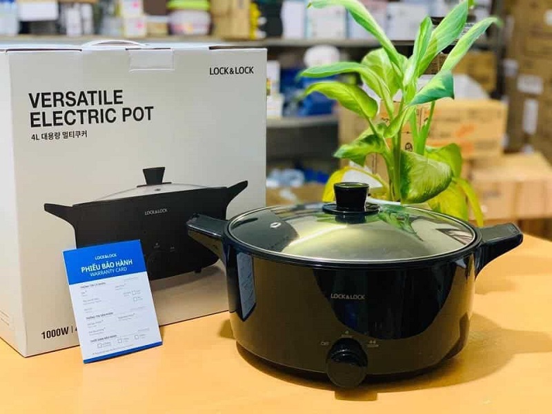 Review các loại nồi điện đa năng bán chạy nhất 3 Nồi điện đa năng Lock&Lock EJP546BLK dung tích lớn