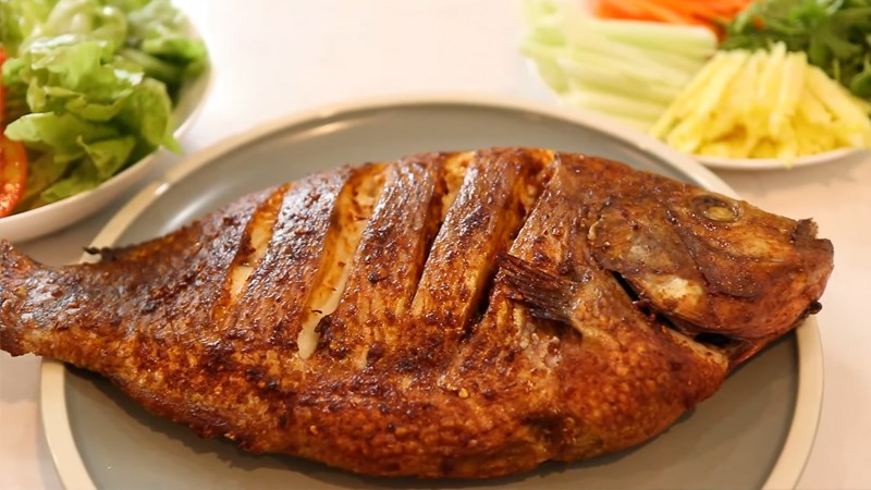 Cách nướng cá bằng nồi chiên không dầu thơm ngon tại nhà 1 Cá rô phi nướng nồi chiên không dầu giòn rụm