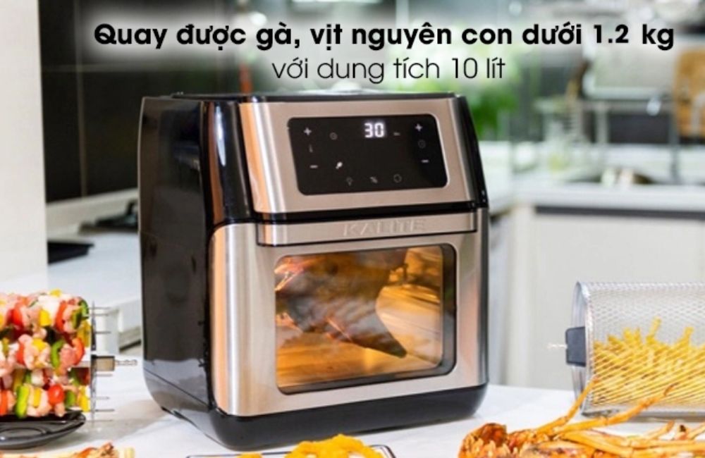 Ưu điểm và nhược điểm của nồi chiên không dầu Kalite Q10