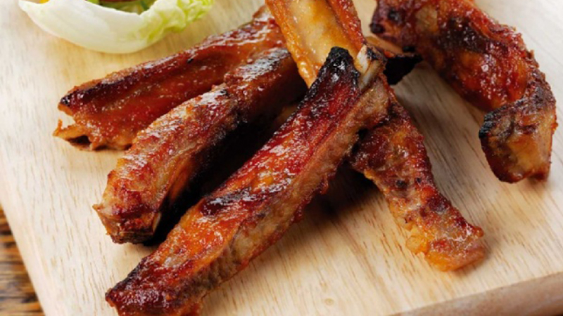 Hướng dẫn làm món sườn nướng nồi chiên không dầu cay ngon