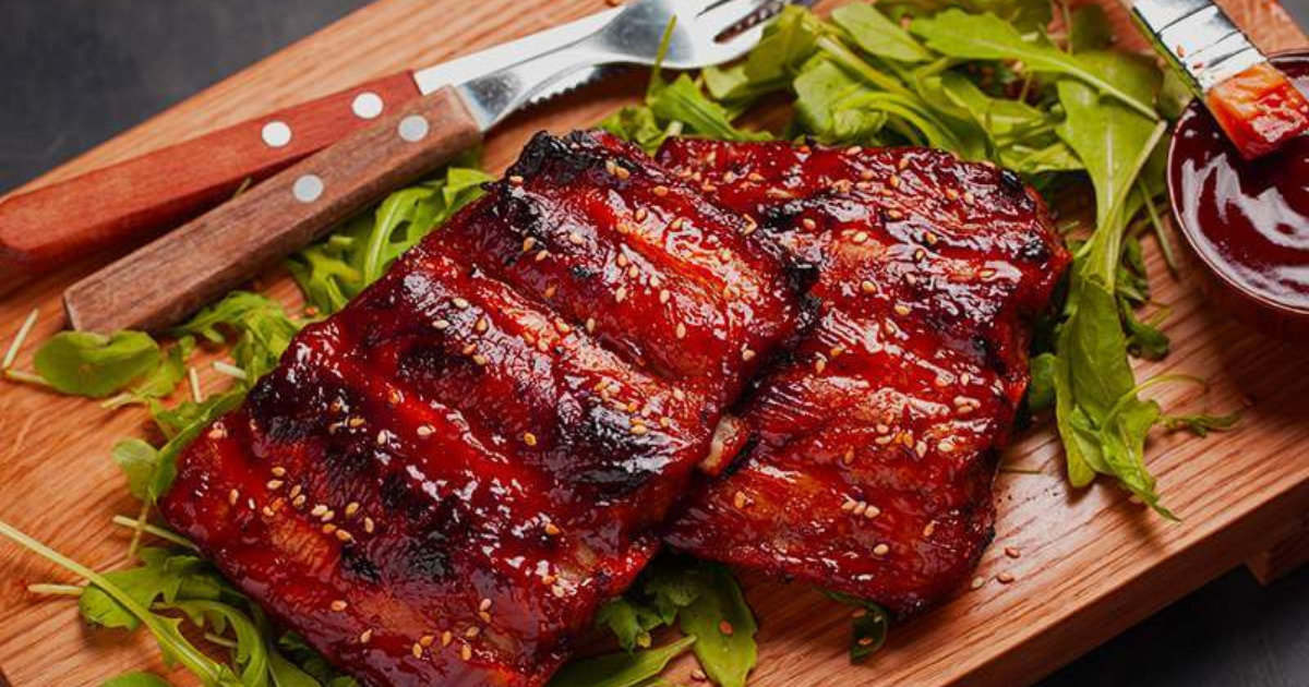 Quy trình thực hiện món sườn nướng nồi chiên không dầu